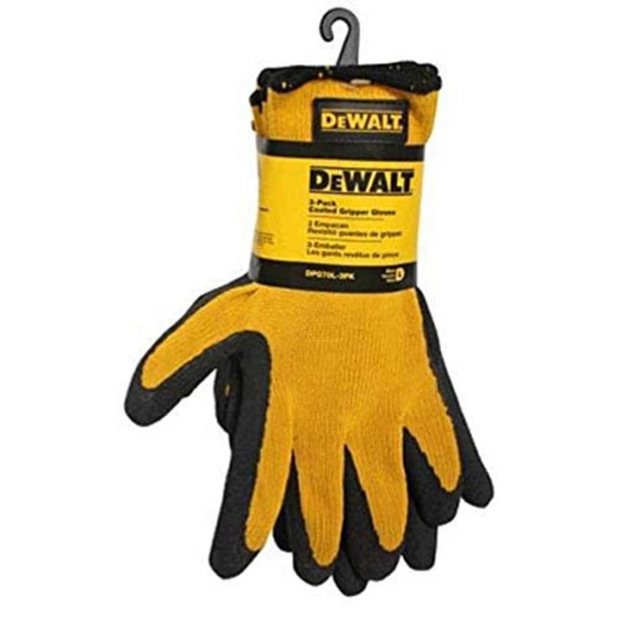 Radians DeWalt DPG70L-3PK Coated Gripper Gloves, Large, 3-Pack for $27 Radians DeWalt DPG70L-3PK Coated Gripper Gloves, Large, 3-Pack for $27