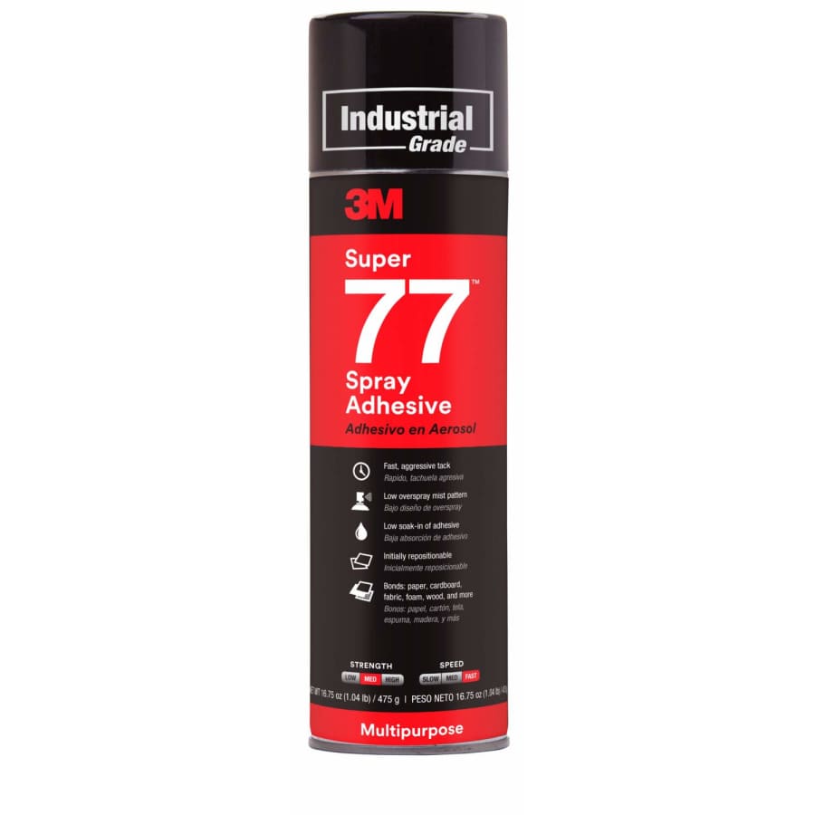 3M Super 77 16.75-oz. Multipurpose Spray Adhesive for $10