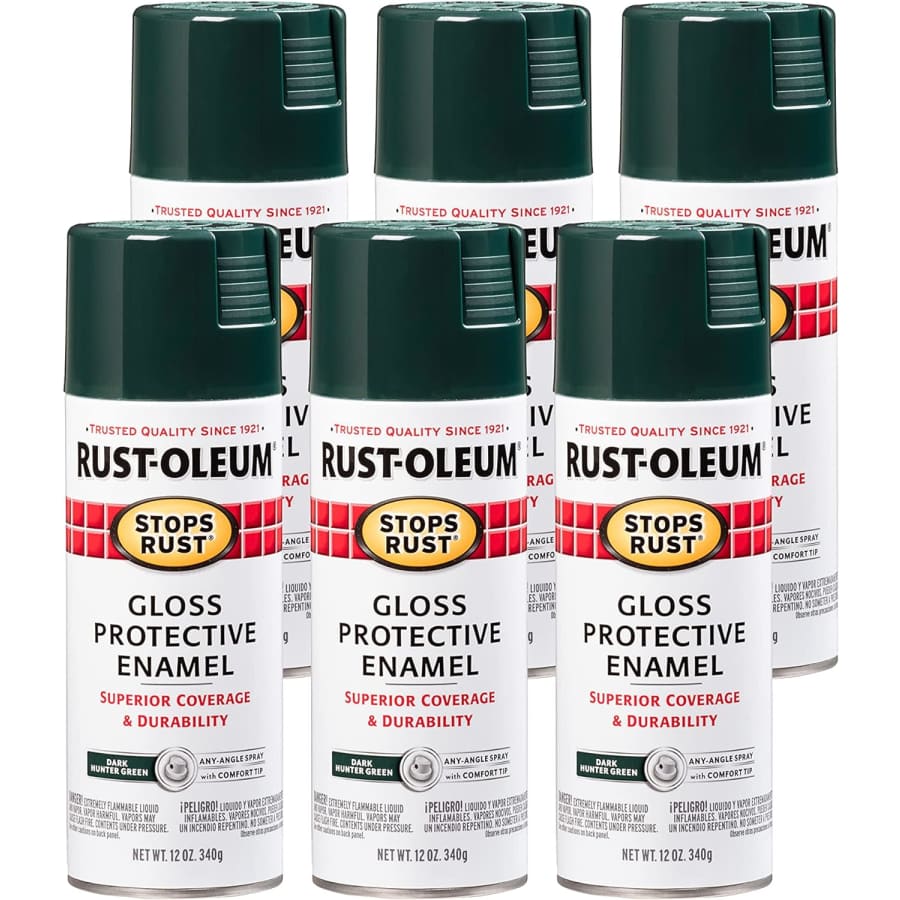 Rust-Oleum Stops Rust Spray Paint 12-oz. 6-Pack for $23