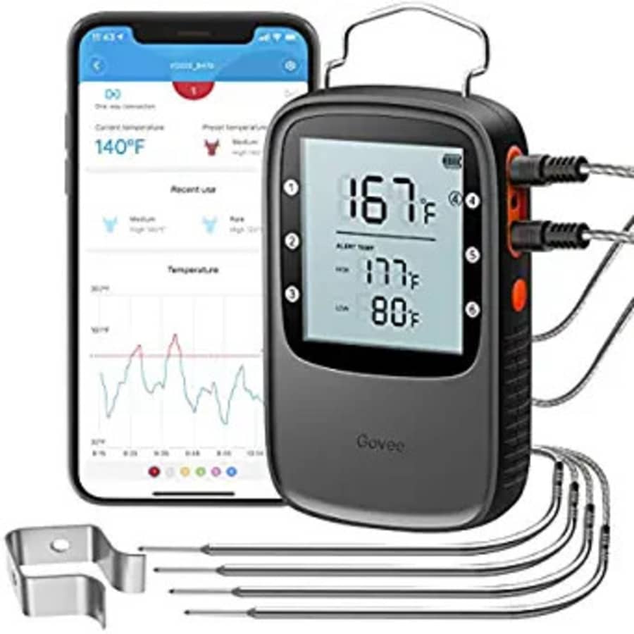 Govee Bluetooth Meat Thermometer for $20 Govee Bluetooth Meat Thermometer for $20
