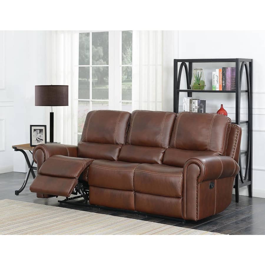 Member's Mark Harrison Dual Reclining Leather Sofa from $649 Member's Mark Harrison Dual Reclining Leather Sofa from $649