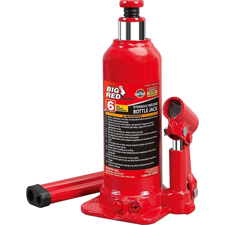 Big Red Torin 6-Ton Hydraulic Welded Bottle Jack for $20 Big Red Torin 6-Ton Hydraulic Welded Bottle Jack for $20