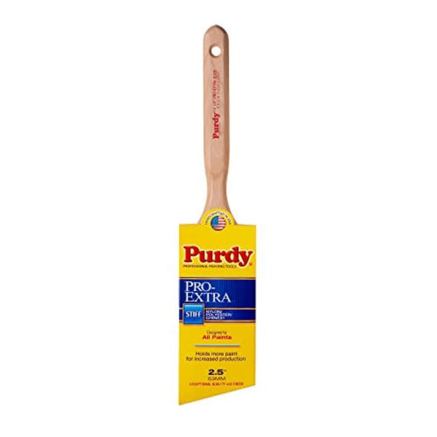 Purdy 144152725 Pro-Extra Glide Angular Paint Brush, 2-1/2 inch for $20 Purdy 144152725 Pro-Extra Glide Angular Paint Brush, 2-1/2 inch for $20