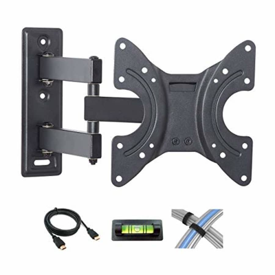 Atlantic Full Motion Tilt-Swivel TV Wall Mount - Flat Screen TVs with 6 Foot HDMI Cable for 26-42 for $25 Atlantic Full Motion Tilt-Swivel TV Wall Mount - Flat Screen TVs with 6 Foot HDMI Cable for 26-42 for $25