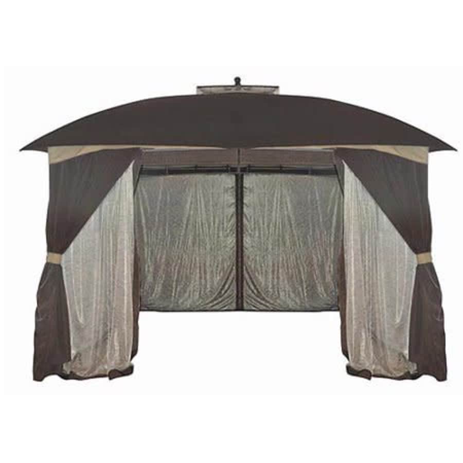 Mainstays 9x10-Foot Steel Gazebo w/ Sheer Mosquito Netting for $197
