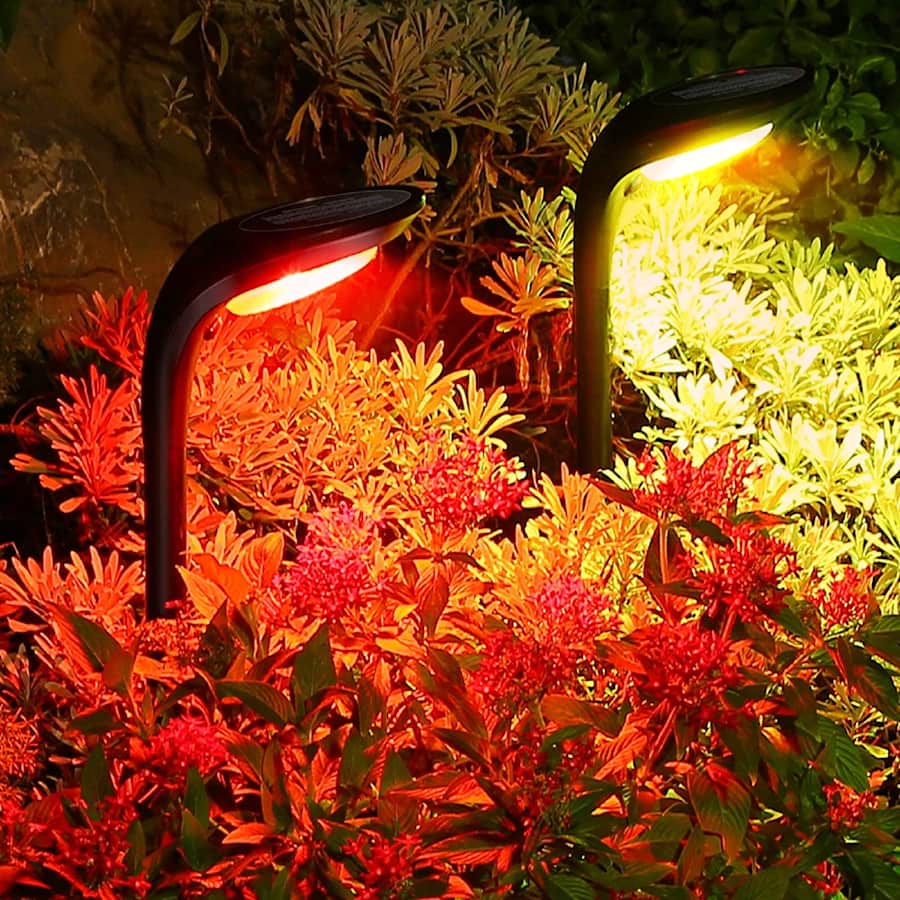 Roshwey Solar Landscape Lights 4-Pack for $22