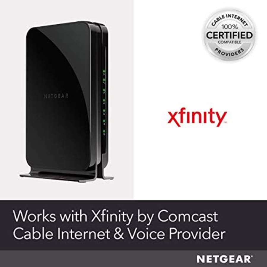 NETGEAR Cable Modem with Voice CM500V - For Xfinity by Comcast Internet & Voice | Supports Cable for $80 NETGEAR Cable Modem with Voice CM500V - For Xfinity by Comcast Internet & Voice | Supports Cable for $80