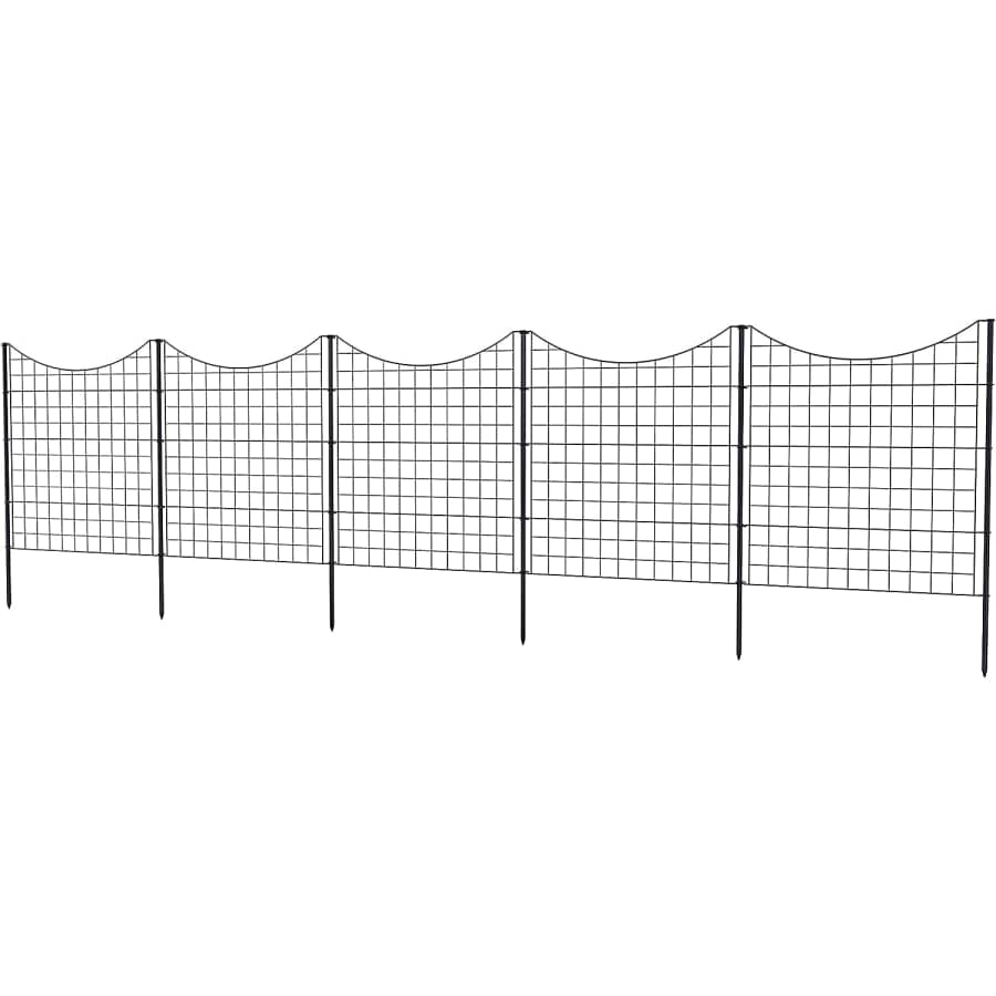 Zippity Outdoor Products 39" No Dig Decorative Metal Garden Dog Fence for $140