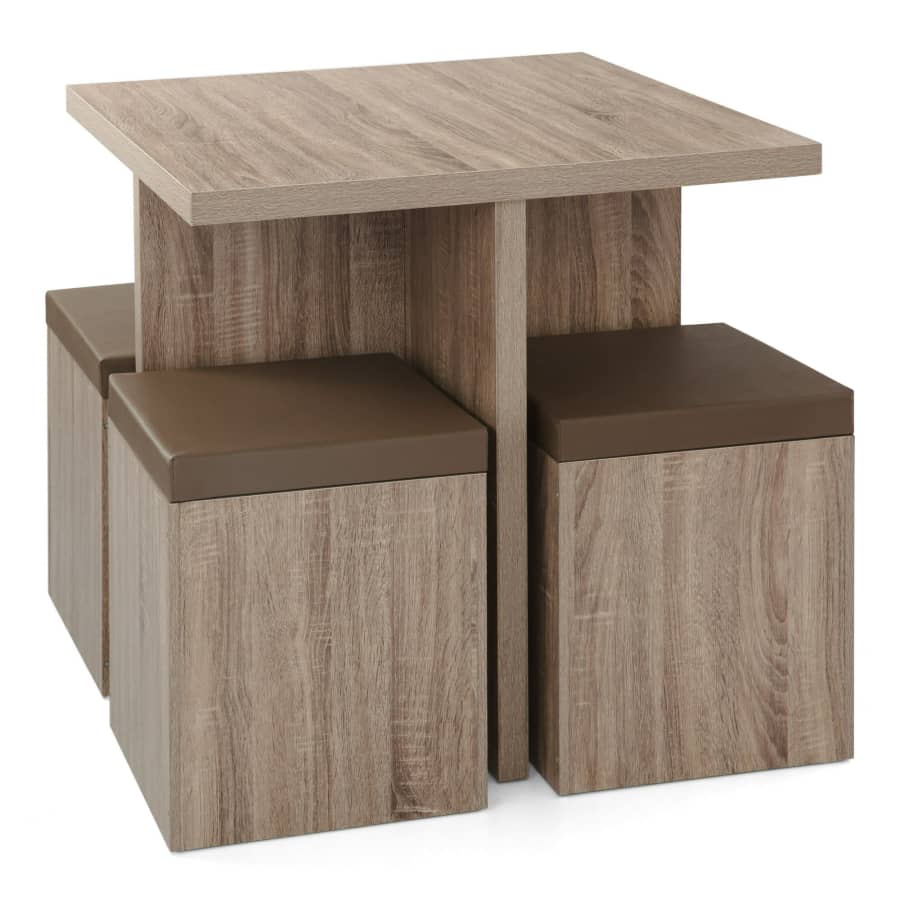 Mainstays 5-Piece Dexter Dining Set w/ Storage Ottoman for $144