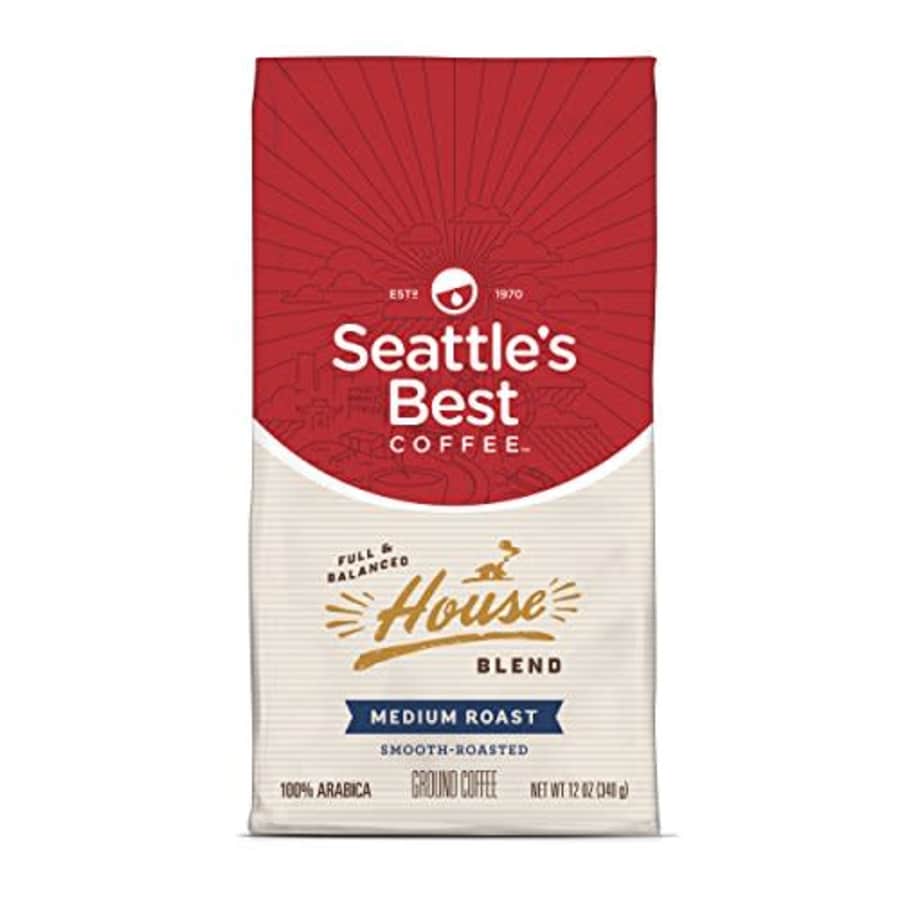 Seattle's Best Coffee House Blend Medium Roast Ground Coffee, 12 Ounce (Pack of 1) for $22