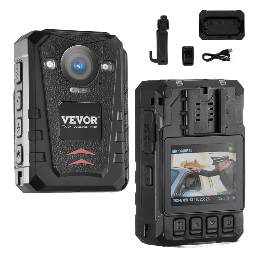 Vevor 1440p 128GB Body Cam for $30 Vevor 1440p 128GB Body Cam for $30