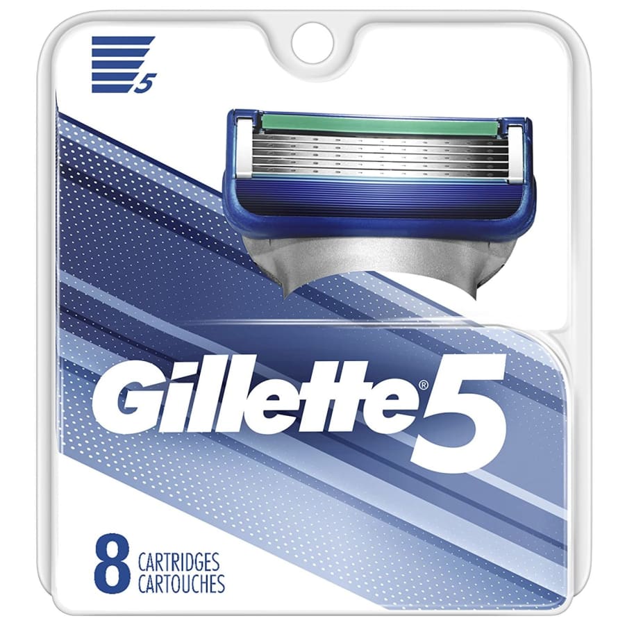 Gillette 5 Men's Razor Blade Refill 8-Pack for $12 via Sub & Save