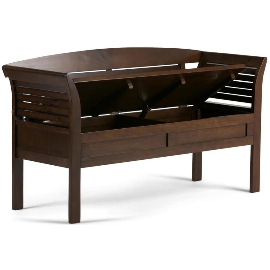 Simpli Home Arlington 49" Solid Wood Entryway Storage Bench for $154 Simpli Home Arlington 49" Solid Wood Entryway Storage Bench for $154