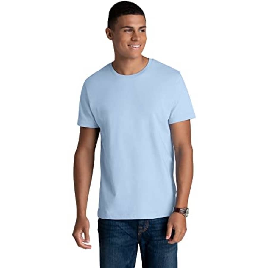 Fruit of the Loom Men's Recover Cotton T-Shirt Made with Sustainable, Low Impact Recycled Fiber, for $8