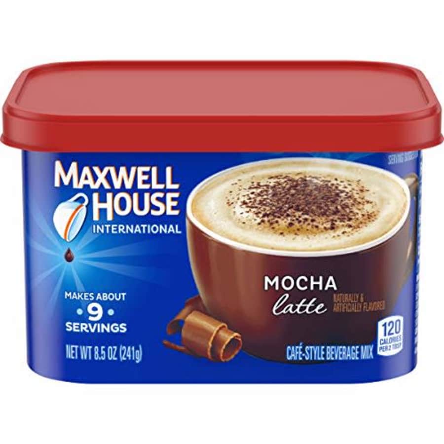 Maxwell House International Cafe Instant Mocha Latte Coffee (8.5 oz Canisters, Pack of 8) for $59