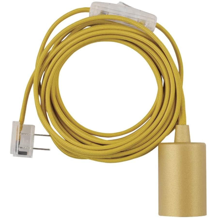 Globe Electric Emile Plug-In Pendant Light for $18