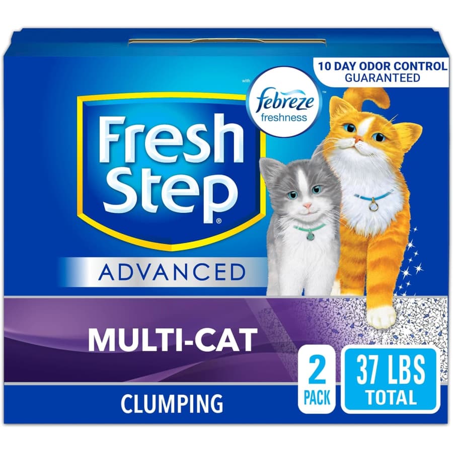 Fresh Step 18.5-lb. Clumping Cat Litter 2-Pack for $26 via Subscribe & Save