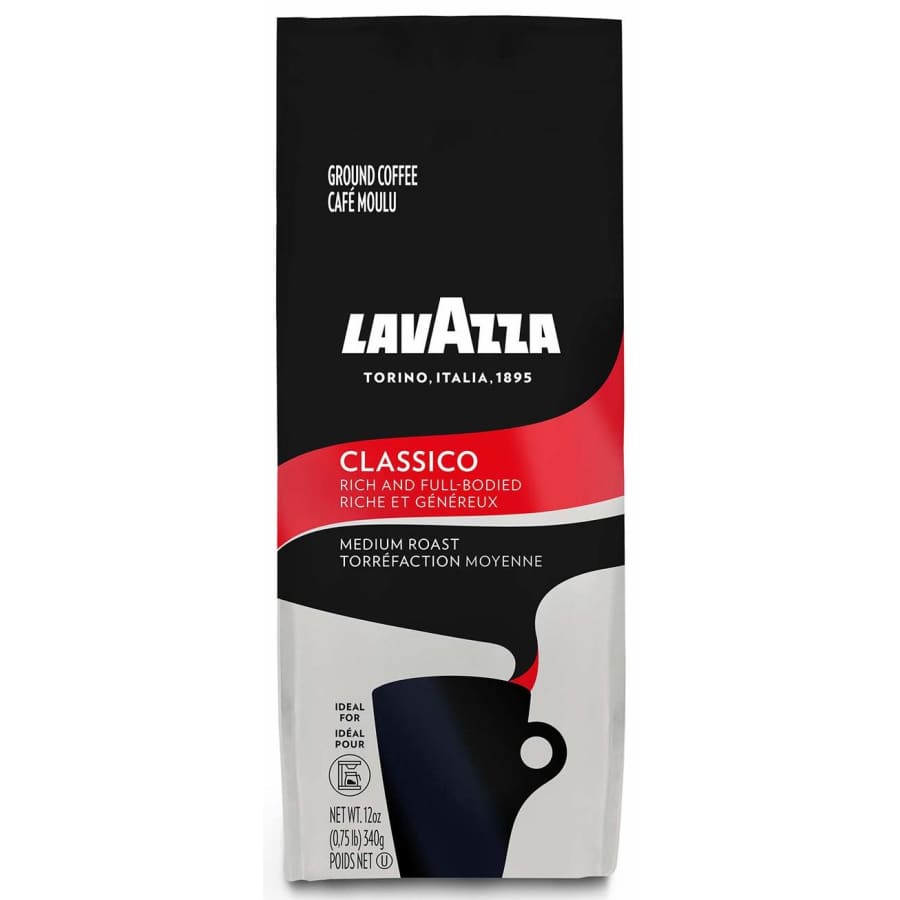 Lavazza Classico Medium Roast Ground Coffee Blend 12-oz. Bag for $5