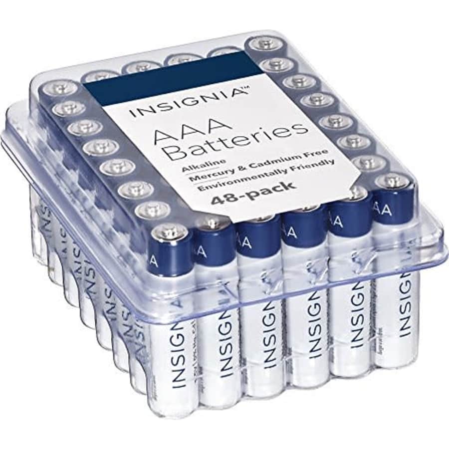 Insignia AAA Batteries Alkaline Battery 1.5V Mercury-free Cadium-free Environmentally Frendly for $50
