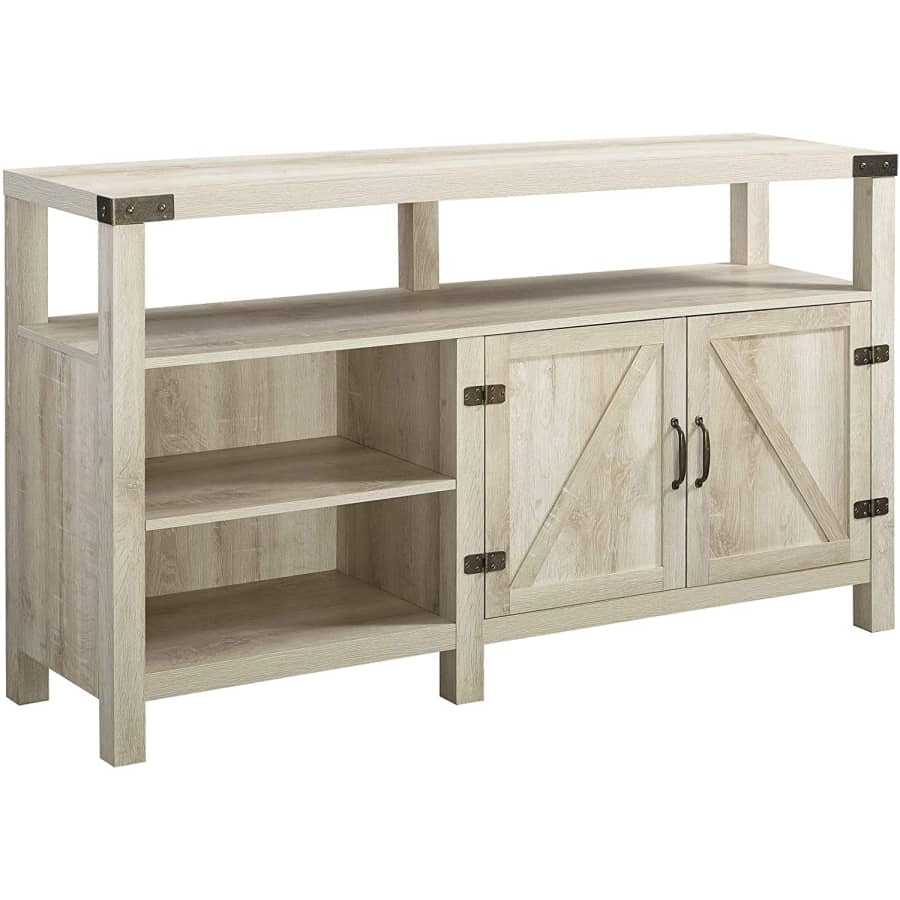 Walker Edison 58" Modern Farmhouse Highboy TV Stand for $239 Walker Edison 58" Modern Farmhouse Highboy TV Stand for $239