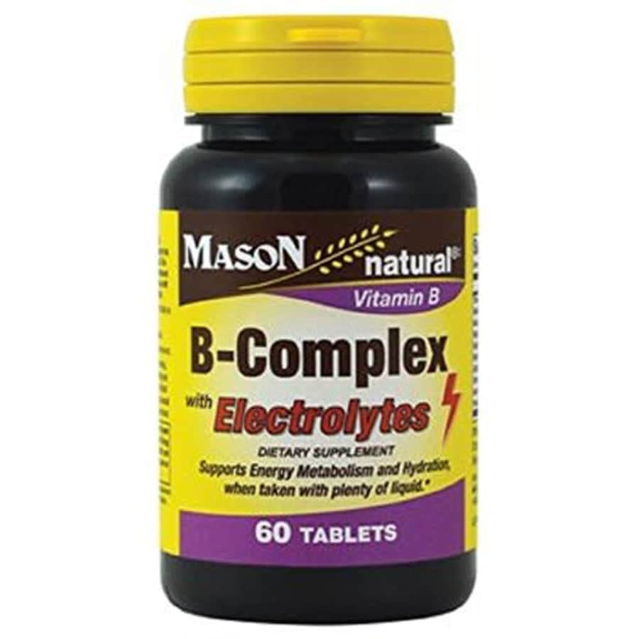 Mason Vitamins B-Complex Tablets with Electrolytes, 60 Count for $8