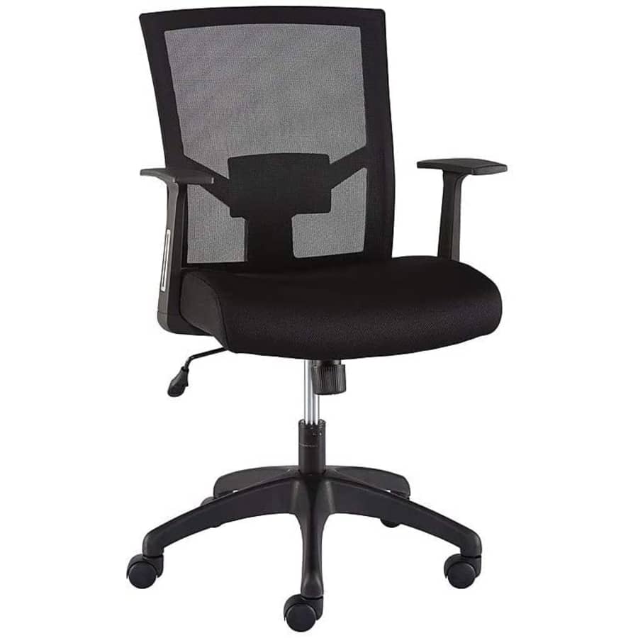 Staples Ardfield Mesh Back Fabric Task Chair for $60 Staples Ardfield Mesh Back Fabric Task Chair for $60
