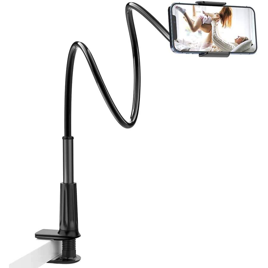 Licheers Flexible Gooseneck Phone Holder for $5 Licheers Flexible Gooseneck Phone Holder for $5