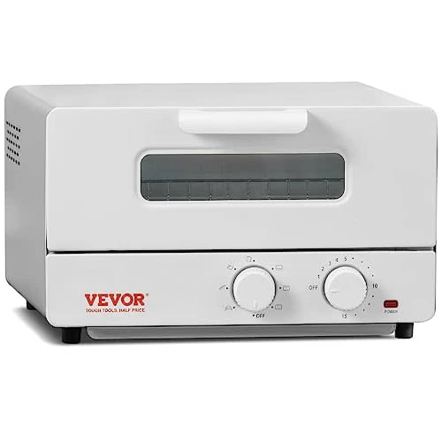 VEVOR 5-IN-1 Steam Oven Toaster, 12L Convection Oven, 1300W Steam Toaster Oven Countertop Combo for $30