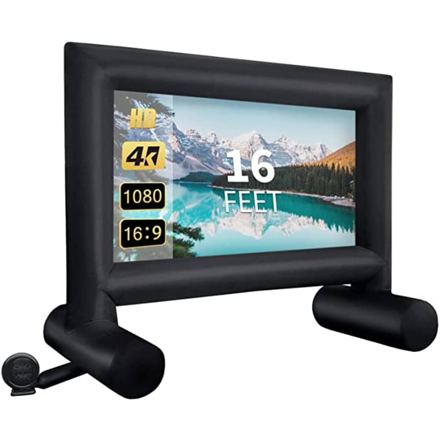 ISPNZH 16-Foot Outdoor Inflatable Projector Screen for $100 ISPNZH 16-Foot Outdoor Inflatable Projector Screen for $100