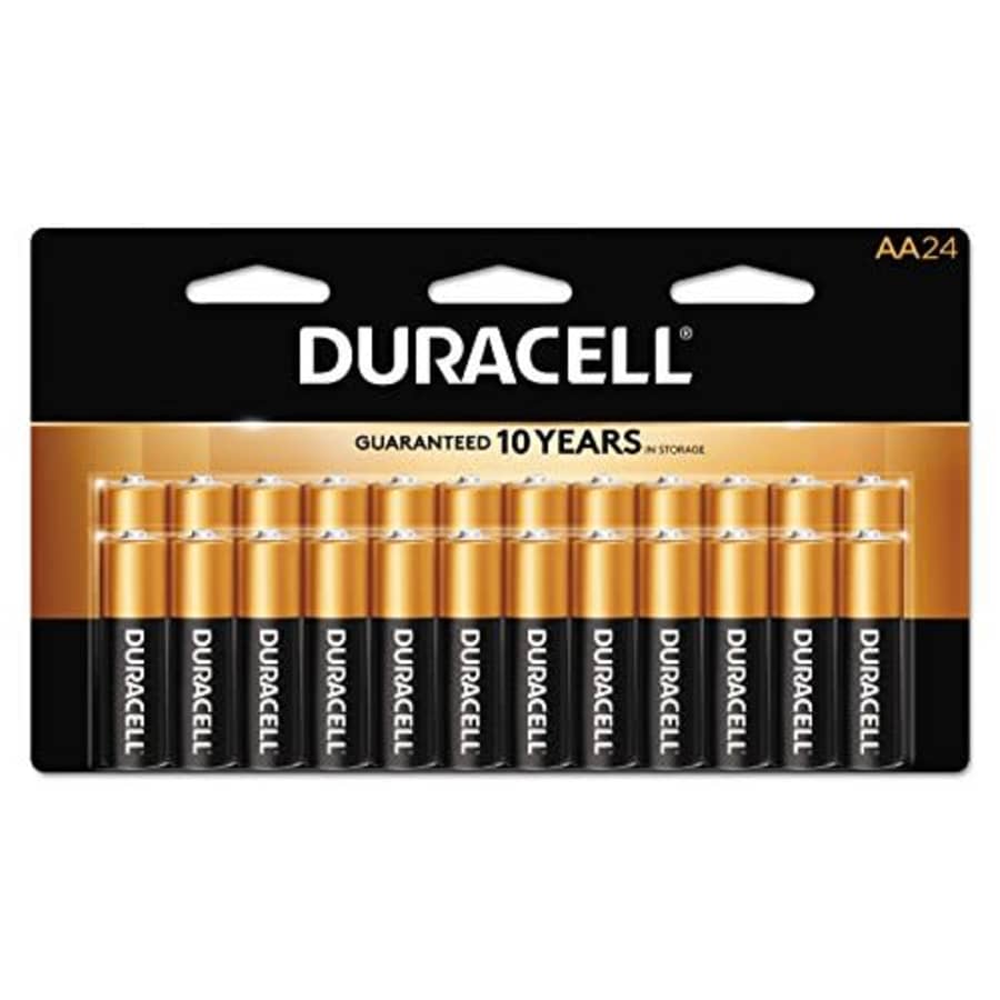 Duracell Coppertop Alkaline Batteries With Duralock Power Preserve Technology, Aa, 24/box for $23 Duracell Coppertop Alkaline Batteries With Duralock Power Preserve Technology, Aa, 24/box for $23