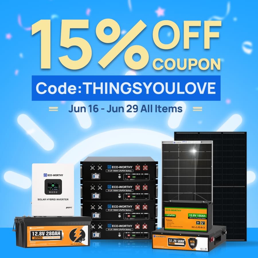 Eco-Worthy's Outlet at eBay: 15% off