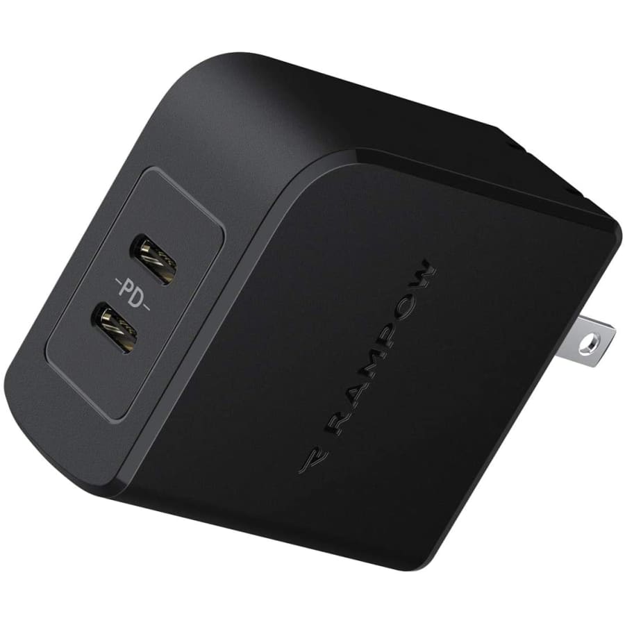 Rampow 36W Dual Port USB Type-C Charger for $8 Rampow 36W Dual Port USB Type-C Charger for $8