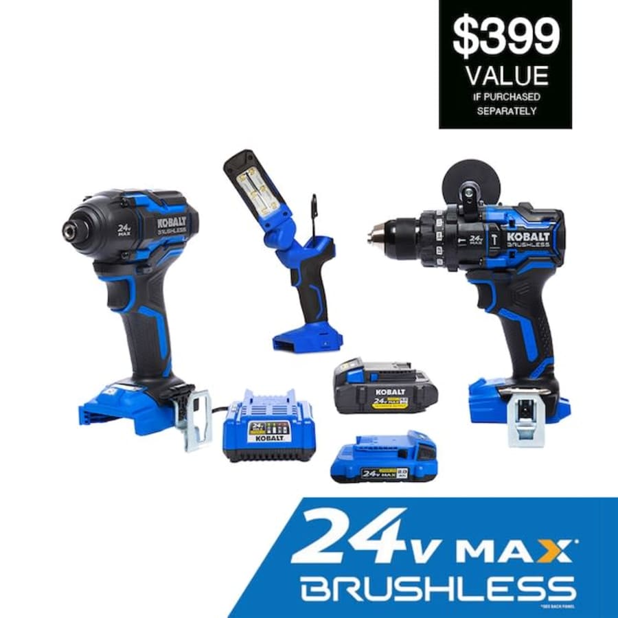 Kobalt XTR 3-Tool Brushless Power Tool Combo Kit for $229 Kobalt XTR 3-Tool Brushless Power Tool Combo Kit for $229