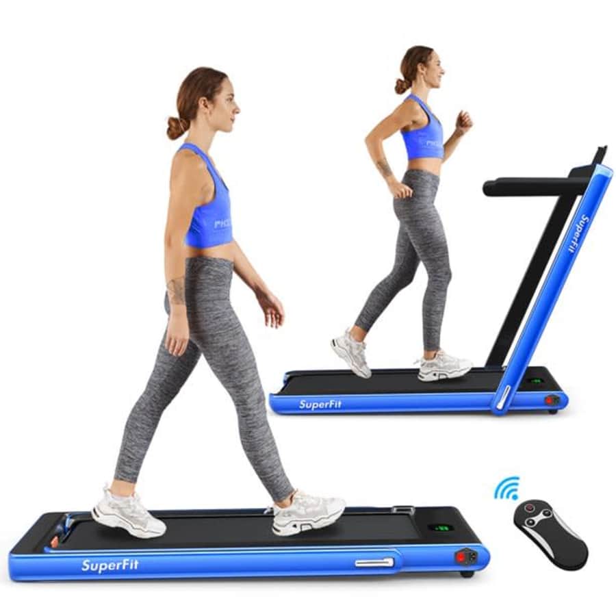 Costway SuperFit 2.25HP 2 in 1 Folding Treadmill for $280 Costway SuperFit 2.25HP 2 in 1 Folding Treadmill for $280