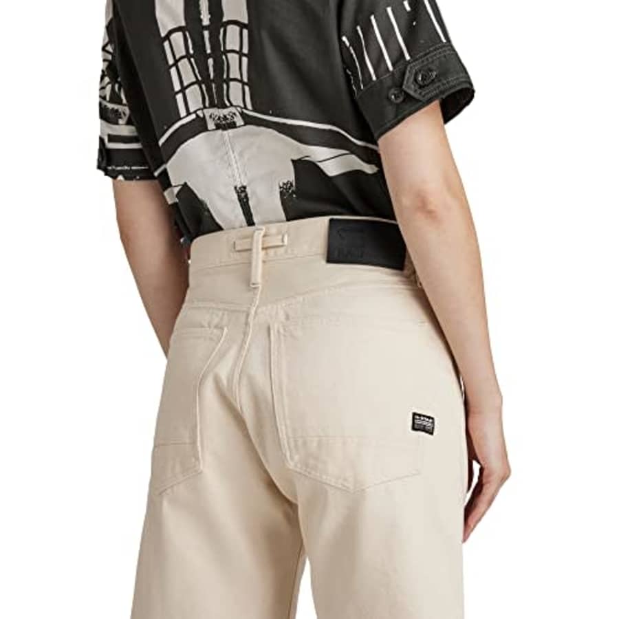 G-Star Raw Women's Type 89 Bermuda Relaxed Fit Denim Shorts, Ecru, 27W for $27