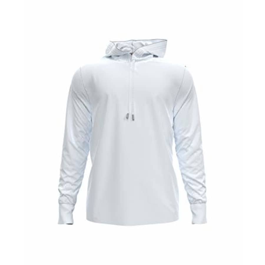 Tommy Hilfiger Men's Long Sleeve T Shirt with Hood, Bright White-PT, SM for $18 Tommy Hilfiger Men's Long Sleeve T Shirt with Hood, Bright White-PT, SM for $18