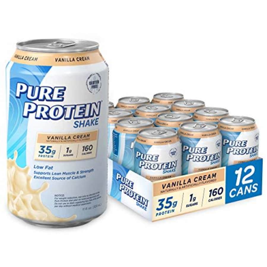 Pure Protein Vanilla Cream Protein Shake | 35g Complete Protein | Ready to Drink and Keto-Friendly for $60