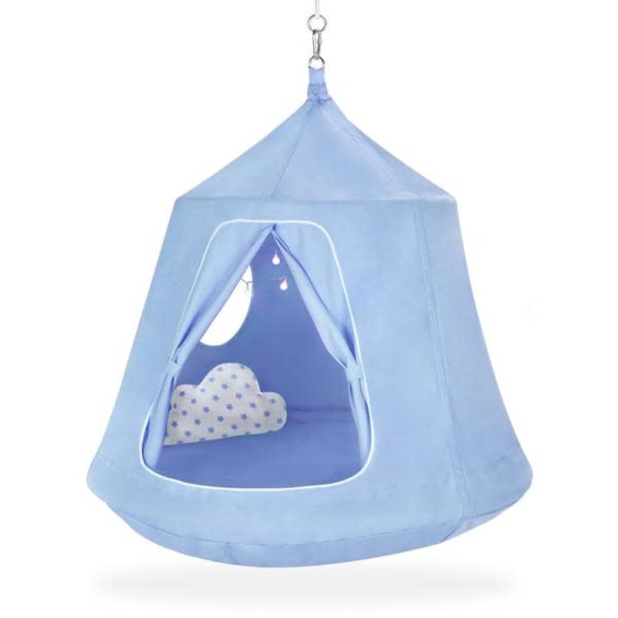 Best Choice Kids' Hammock Swing Tent Set w/ Ropes & LED String Lights for $72 Best Choice Kids' Hammock Swing Tent Set w/ Ropes & LED String Lights for $72