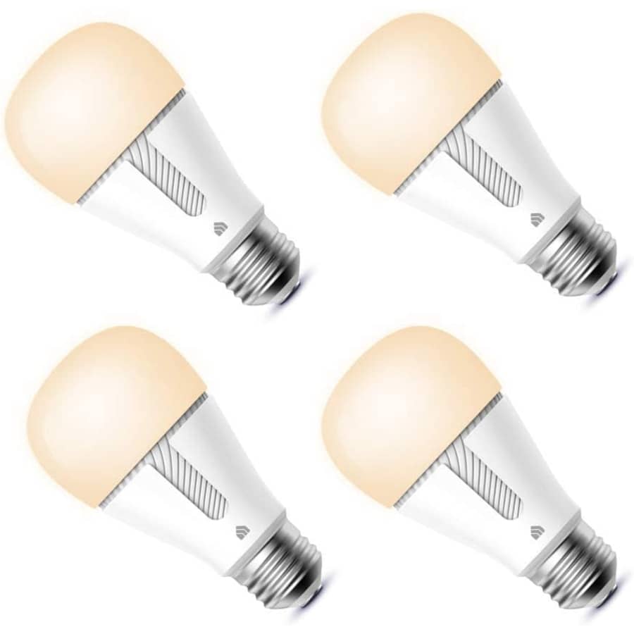 TP-Link Kasa Dimmable Smart Light Bulb 4-Pack for $27