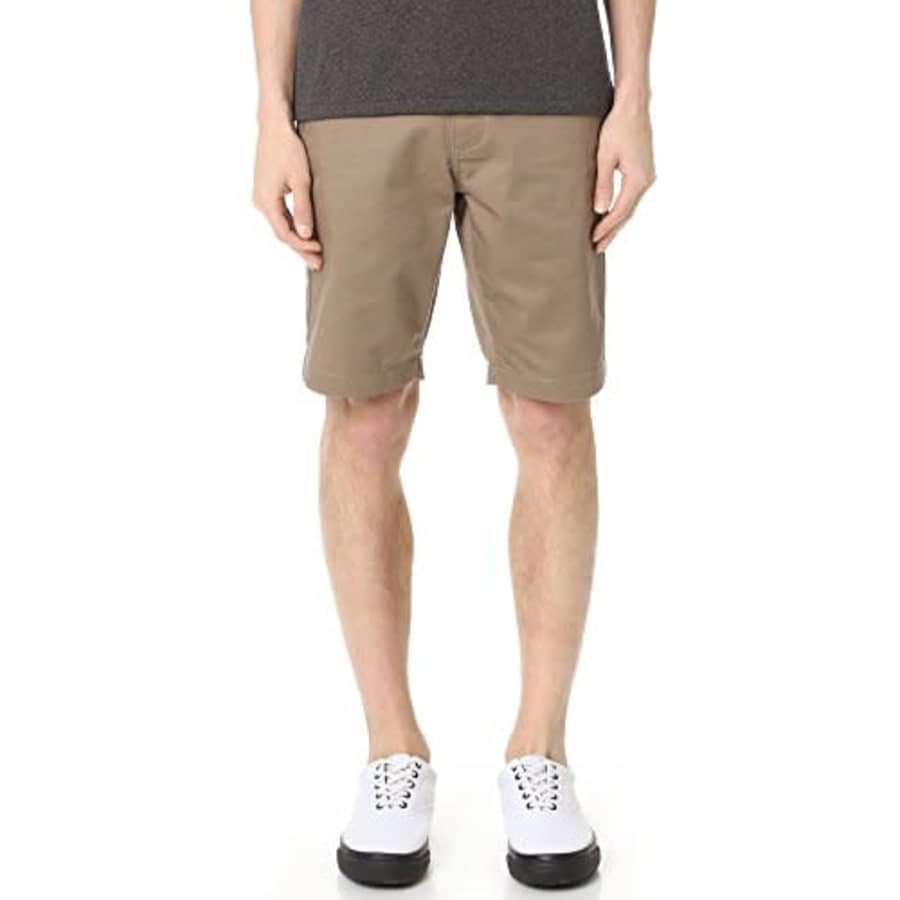 RVCA Men's Week-End Shorts Dark Khaki 28 for $39