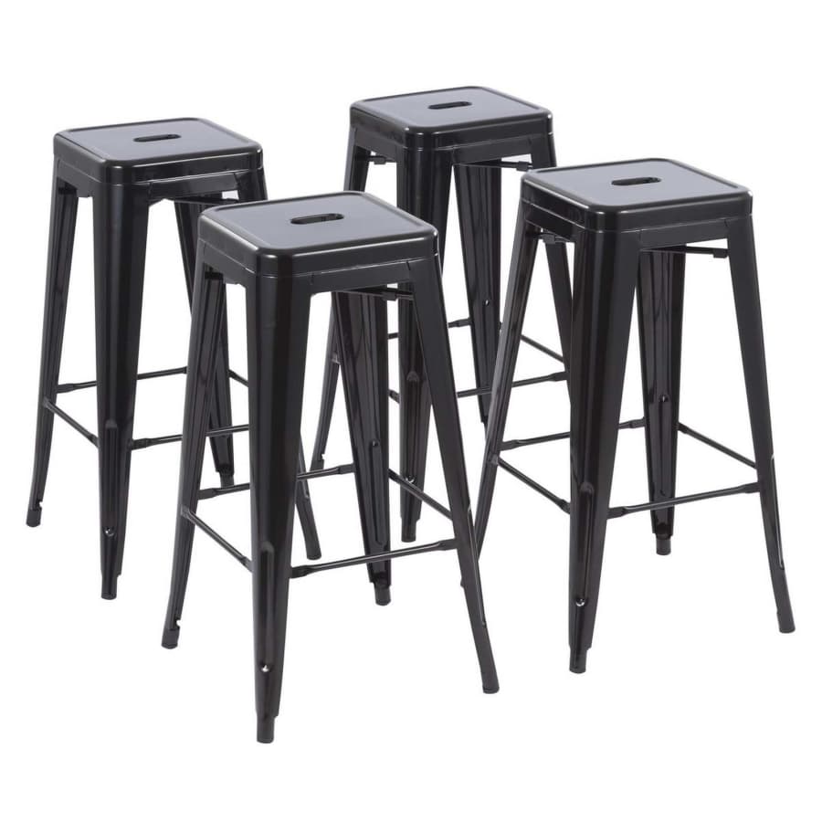 Howard 30" Metal Stackable Barstool 4-Pack for $78 Howard 30" Metal Stackable Barstool 4-Pack for $78