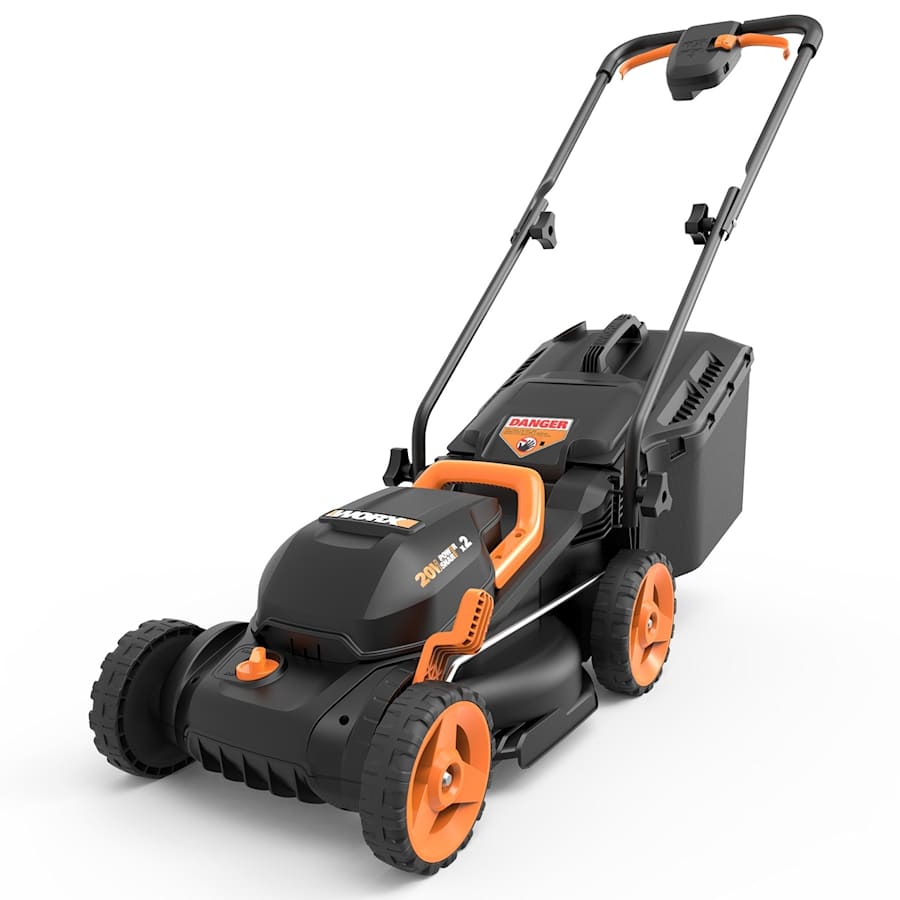Worx 40V PowerShare Cordless 14" Lawn Mower w/ Mulching for $174
