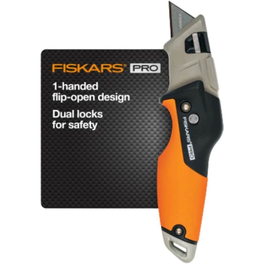 Fiskars Pro Retractable Folding Utility Knife: $15 Fiskars Pro Retractable Folding Utility Knife: $15