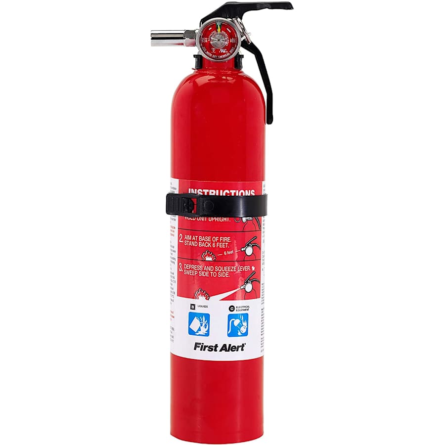 First Alert Garage 10 Fire Extinguisher for $22