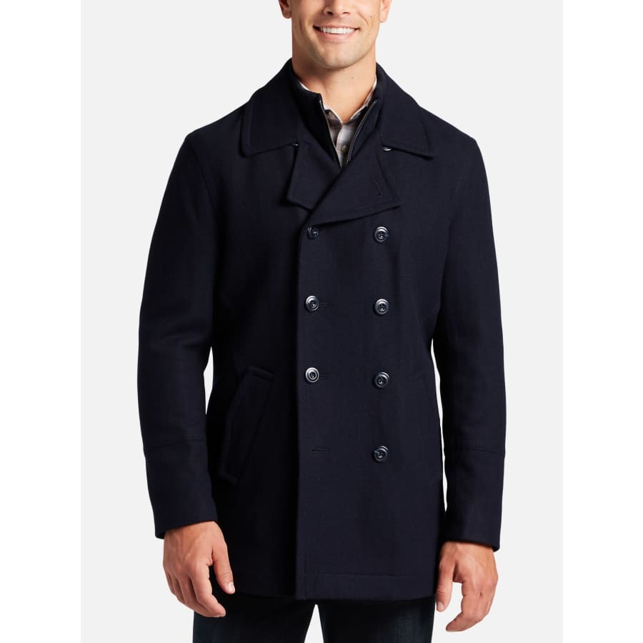 Joseph Abboud Men's Modern Fit Peacoat for $40 Joseph Abboud Men's Modern Fit Peacoat for $40