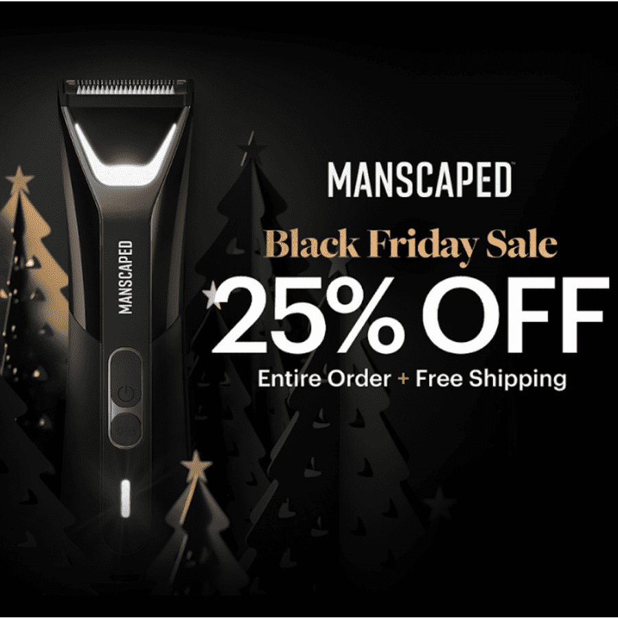 Manscaped Black Friday Sale: 25% off sitewide Manscaped Black Friday Sale: 25% off sitewide