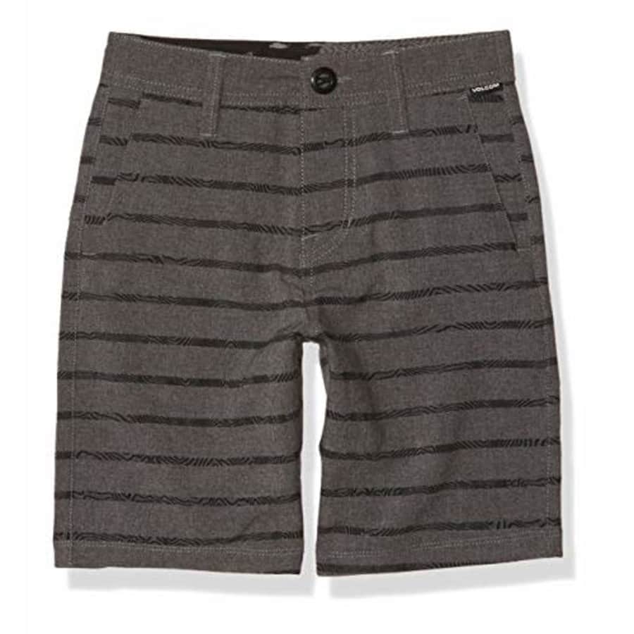 Volcom Boys' Frickin SNT Mix Hybrid Short, Black Out, 22 for $38