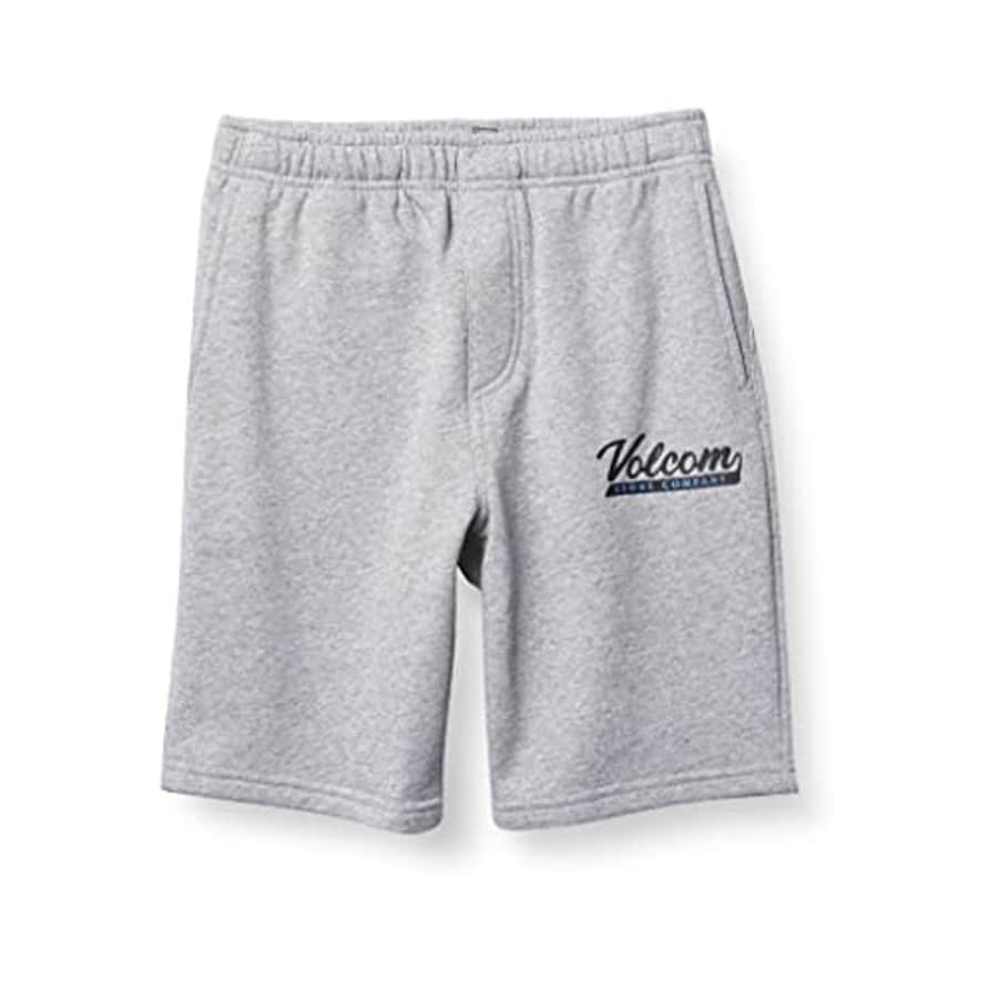 Volcom Eastmont Fleece Sweat Short (Big Boys & Little Boys Sizes), Heather Grey, Small for $29