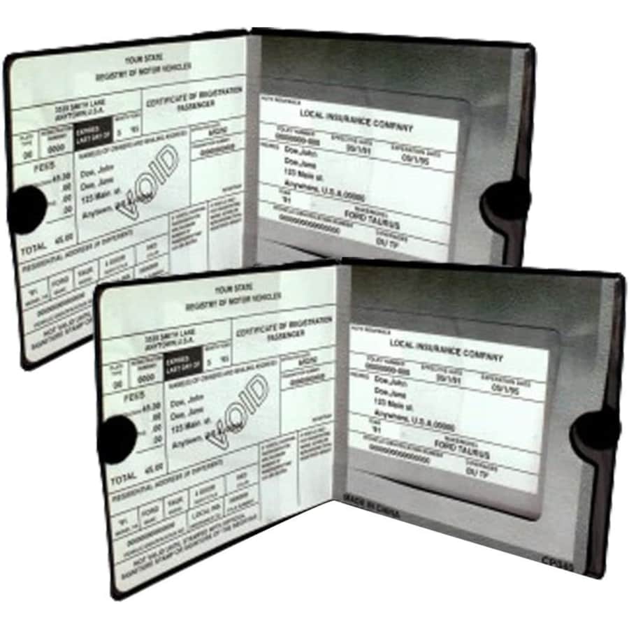 Sterling Automotive Registration and Insurance Document Holder 2-Pack for $5 Sterling Automotive Registration and Insurance Document Holder 2-Pack for $5