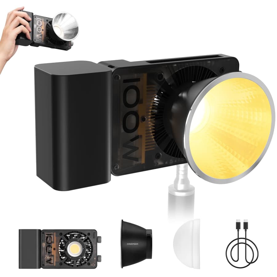 Zhiyun Cinepeer CX100 100W LED Video Light for $127 Zhiyun Cinepeer CX100 100W LED Video Light for $127